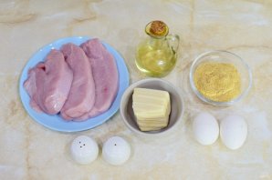 Отбивные из индейки с сыром Отбивные из индейки с сыром