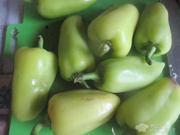 Рецепт: Квашеные перцы фаршированные капустой - быстрый рецепт Рецепт: Квашеные перцы фаршированные капустой - быстрый рецепт