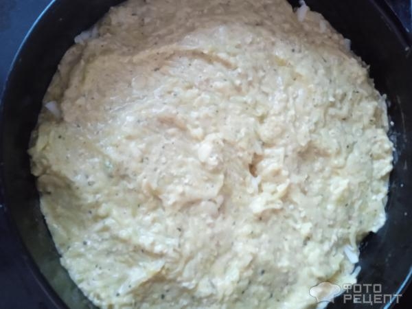 Рецепт: Открытый кабачковый пирог - С овсяными хлопьями и сыром. Быстро и вкусно!