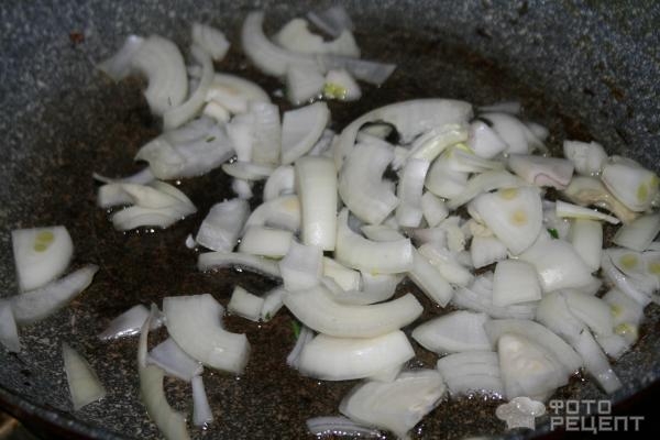 Рецепт: Соте из баклажан - с курицей и овощами