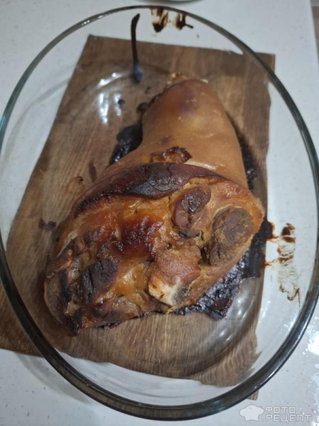 Рецепт: Свиная рулька в горчично - медовом соусе - Готовлю с любовью.