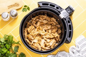 Соевое мясо в аэрогриле Соевое мясо в аэрогриле