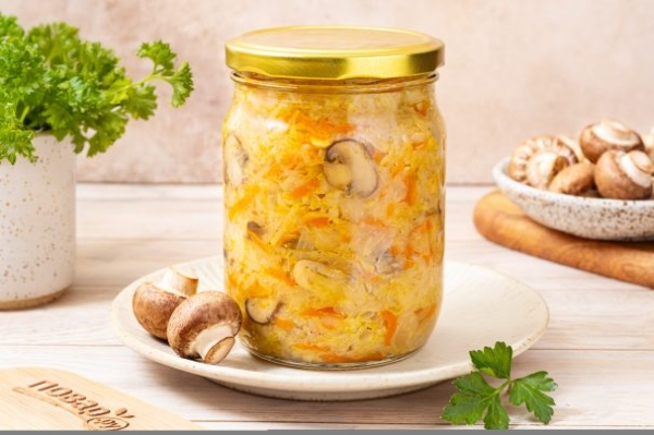 Солянка с шампиньонами на зиму Солянка с шампиньонами на зиму